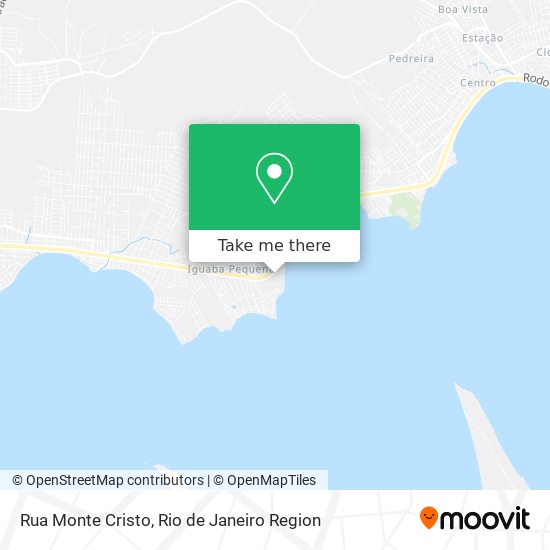 Mapa Rua Monte Cristo