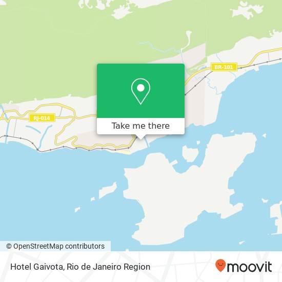 Hotel Gaivota map