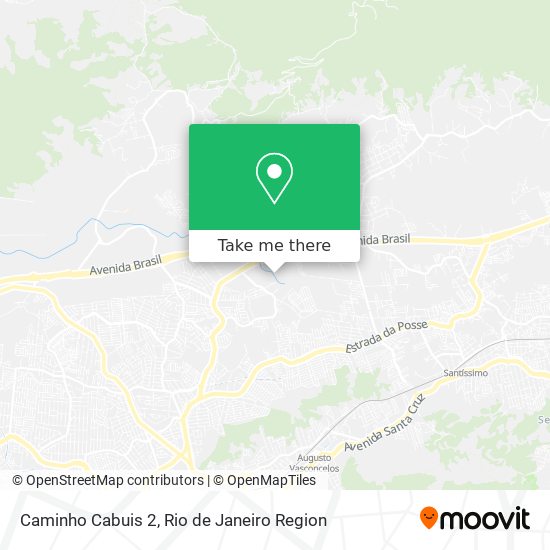 Mapa Caminho Cabuis 2