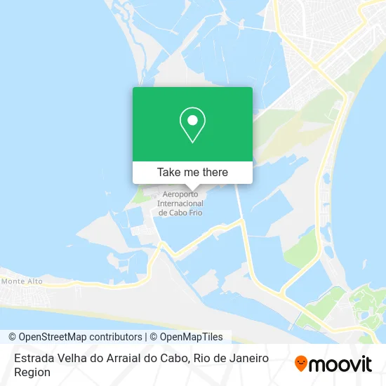 Estrada Velha do Arraial do Cabo map