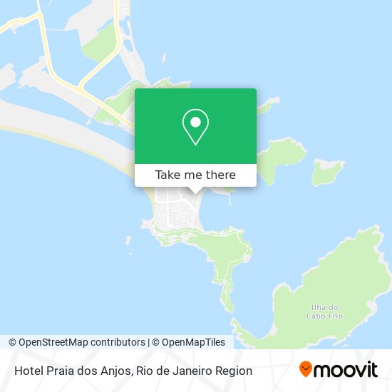 Hotel Praia dos Anjos map