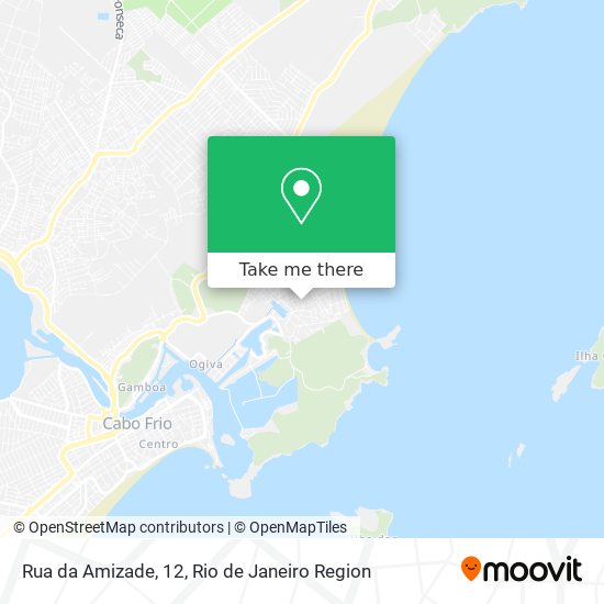 Rua da Amizade, 12 map