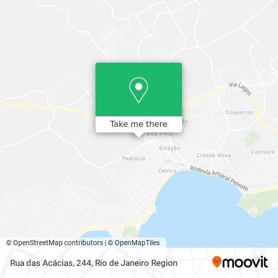 Rua das Acácias, 244 map