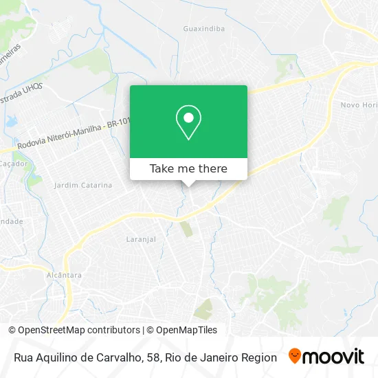 Rua Aquilino de Carvalho, 58 map