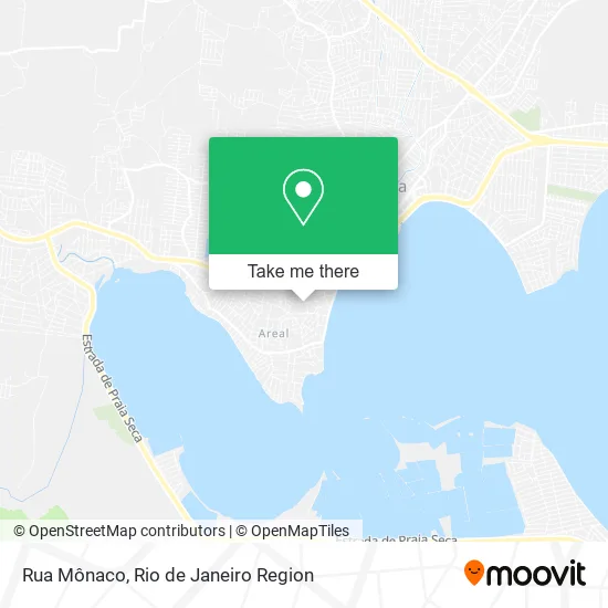 Rua Mônaco map