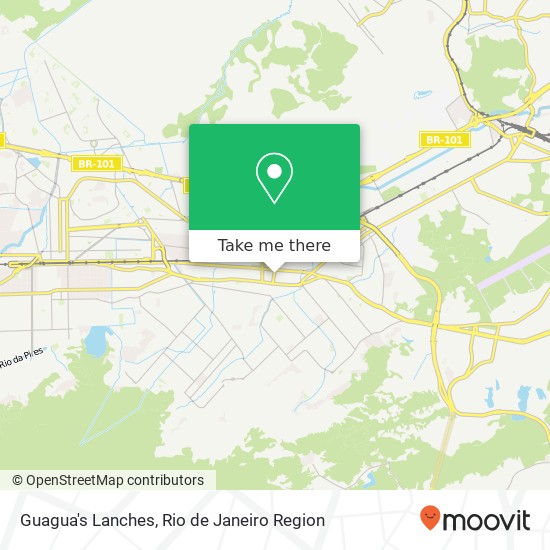 Guagua's Lanches map