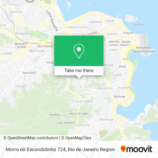 Morro do Escondidinho 724 map