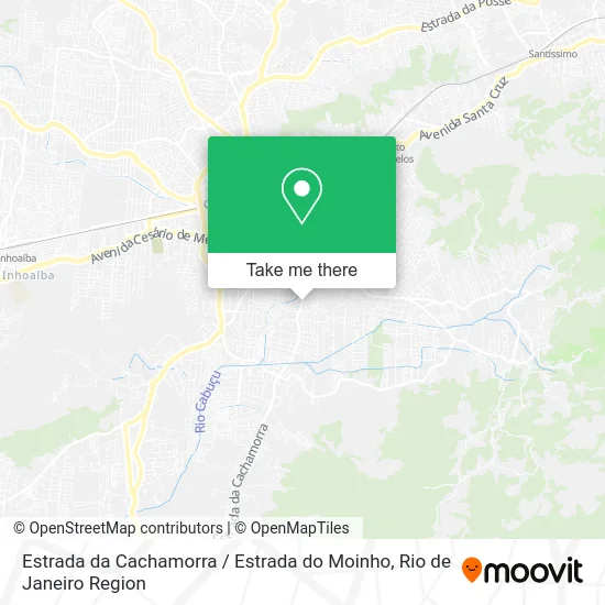 Estrada da Cachamorra / Estrada do Moinho map