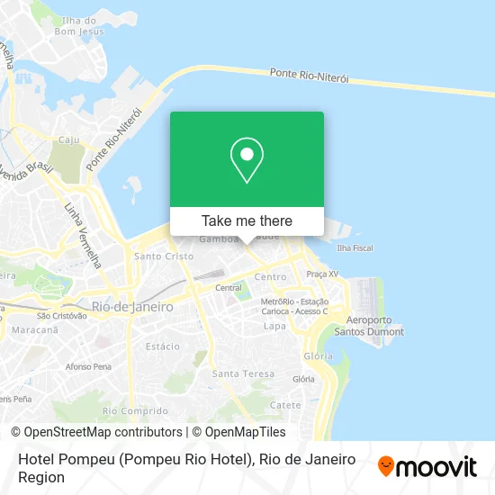 Hotel Pompeu (Pompeu Rio Hotel) map