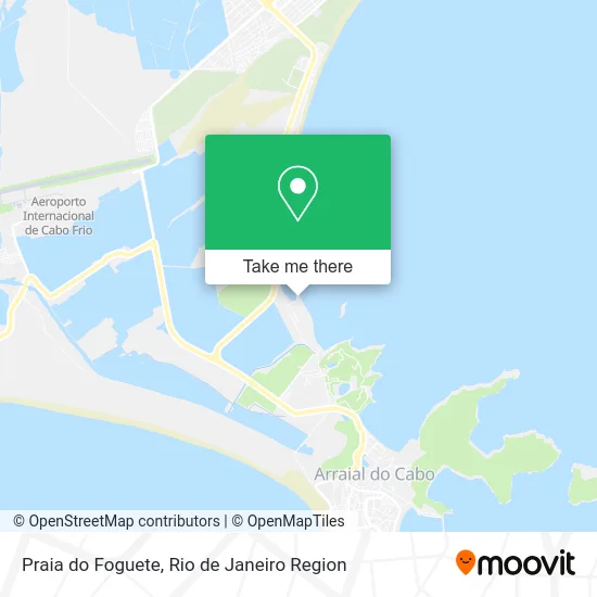 Praia do Foguete map