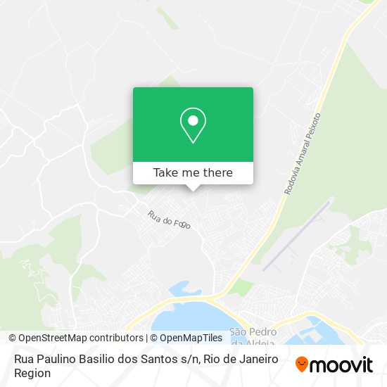 Rua Paulino Basilio dos Santos s / n map