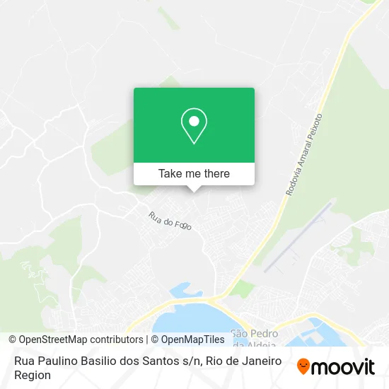 Rua Paulino Basilio dos Santos s / n map