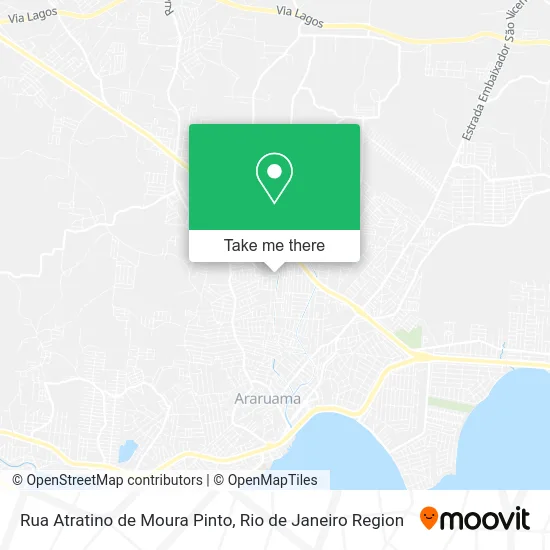Rua Atratino de Moura Pinto map