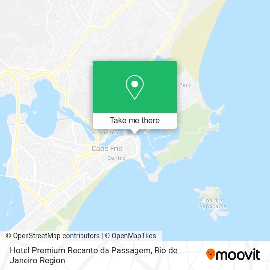 Hotel Premium Recanto da Passagem map