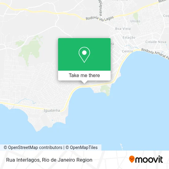 Rua Interlagos map