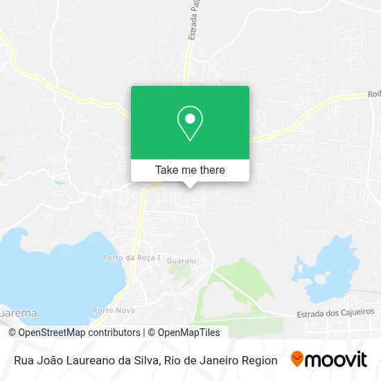 Rua João Laureano da Silva map