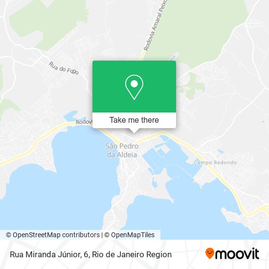 Rua Miranda Júnior, 6 map