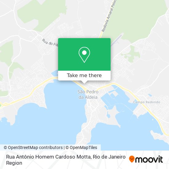 Rua Antônio Homem Cardoso Motta map