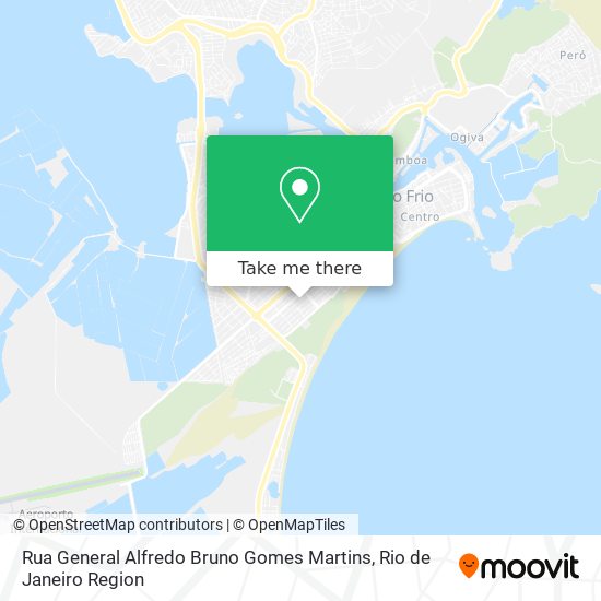 Mapa Rua General Alfredo Bruno Gomes Martins