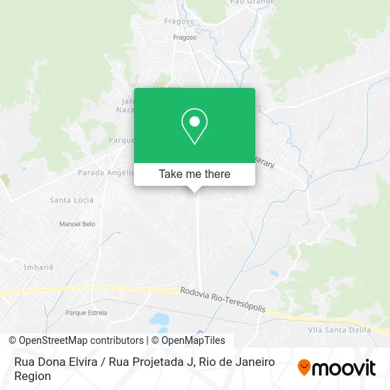 Rua Dona Elvira / Rua Projetada J map