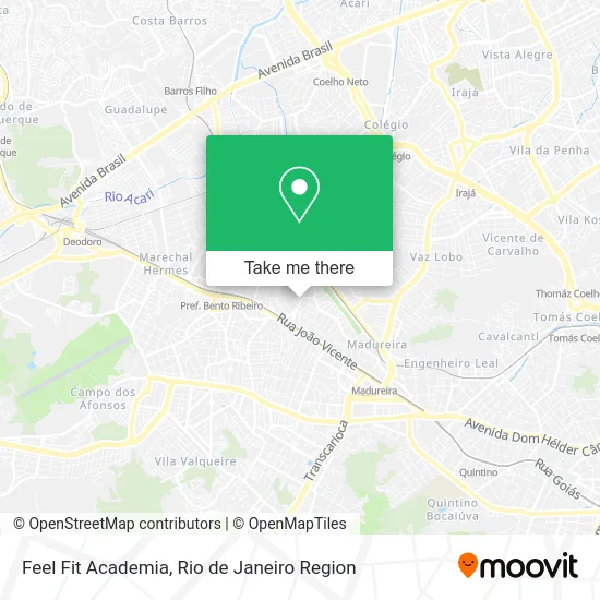 Feel Fit Academia map