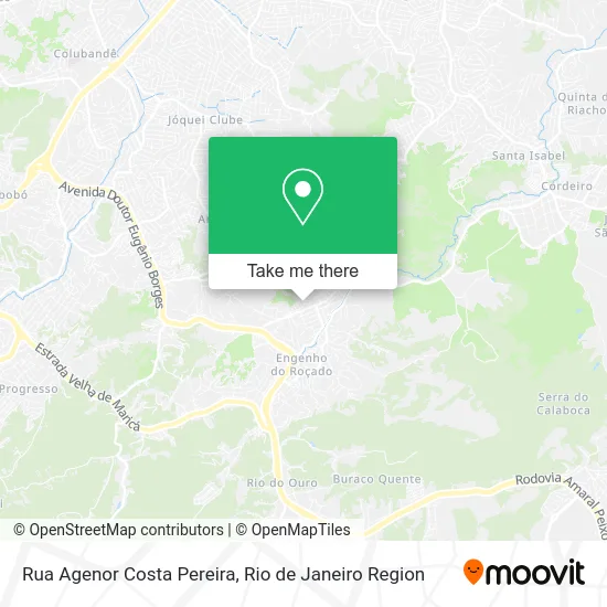 Rua Agenor Costa Pereira map