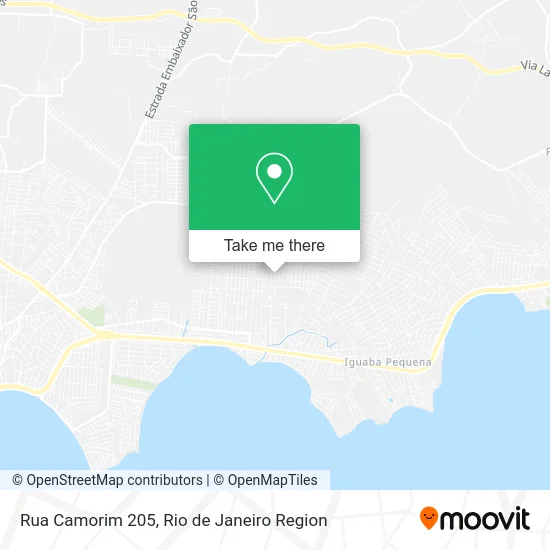 Rua Camorim 205 map