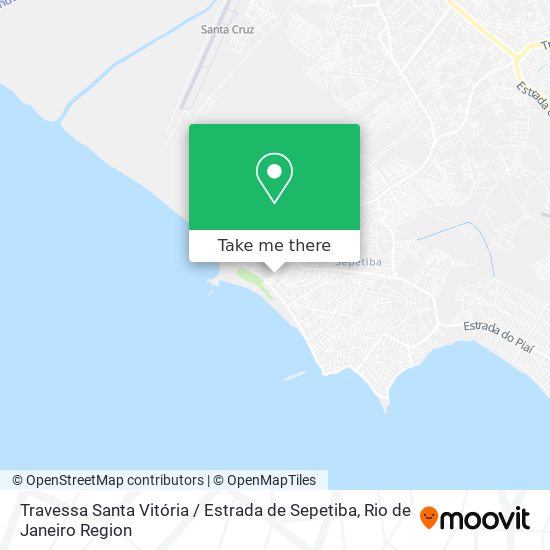 Travessa Santa Vitória / Estrada de Sepetiba map