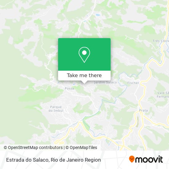 Estrada do Salaco map