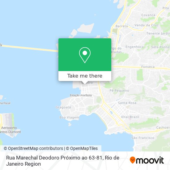 Mapa Rua Marechal Deodoro Próximo ao 63-81