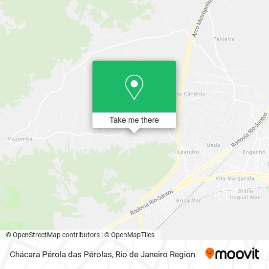 Chácara Pérola das Pérolas map