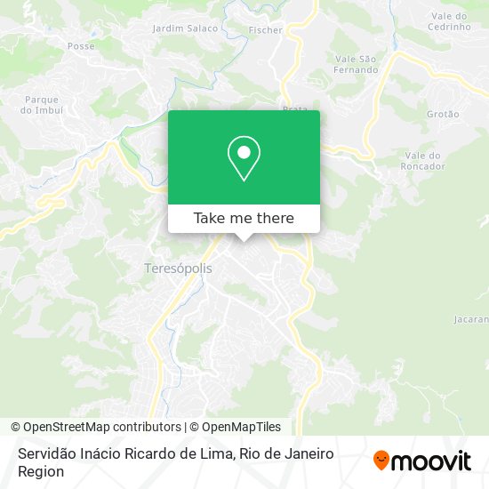 Servidão Inácio Ricardo de Lima map