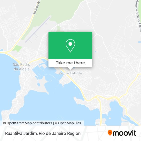 Mapa Rua Silva Jardim