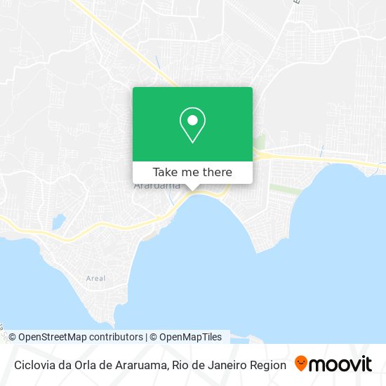 Ciclovia da Orla de Araruama map