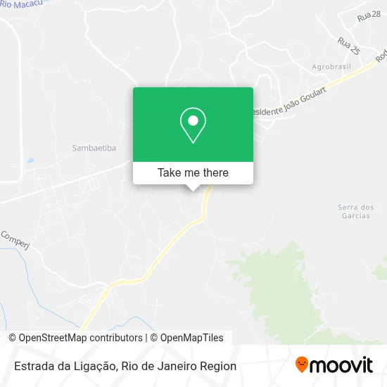 Estrada da Ligação map