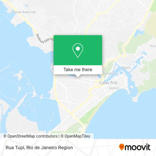 Rua Tupi map