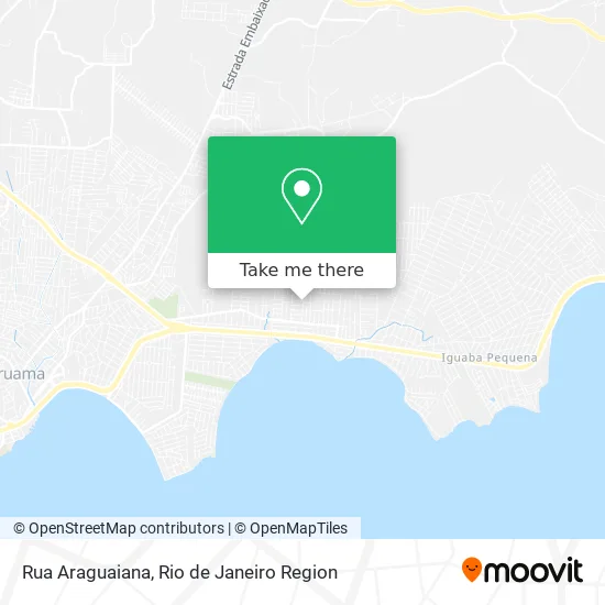 Rua Araguaiana map
