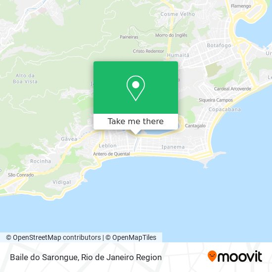 Baile do Sarongue map