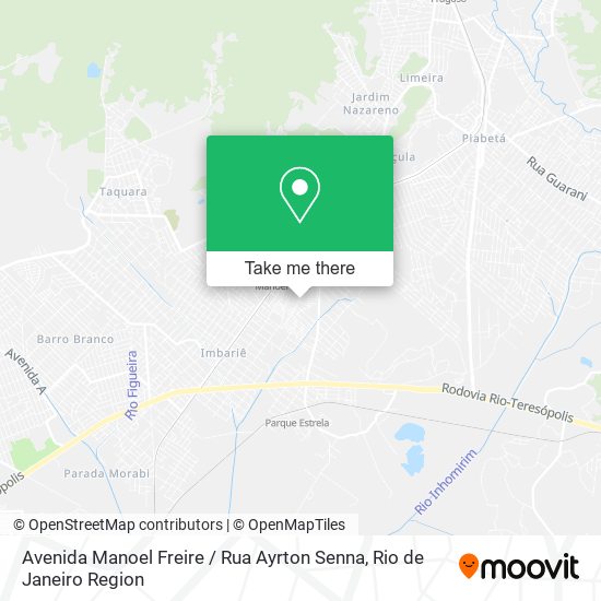 Avenida Manoel Freire / Rua Ayrton Senna map