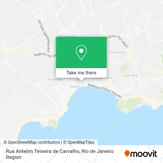 Rua Antelim Teixeira de Carvalho map