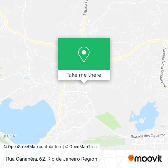 Rua Cananéia, 62 map