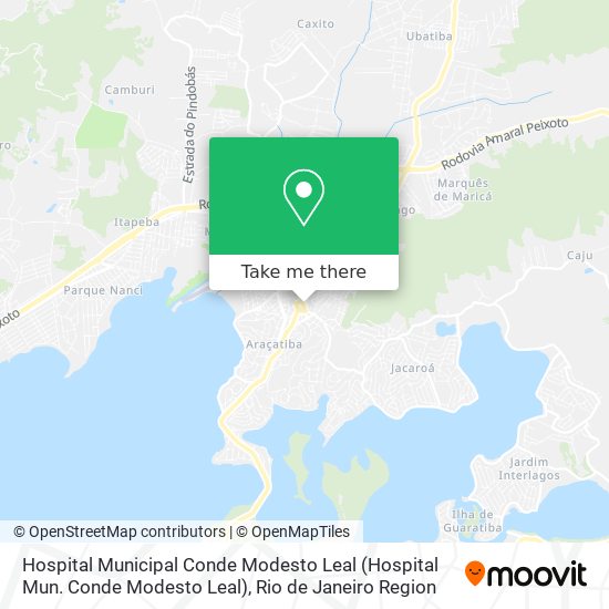 Hospital Municipal Conde Modesto Leal map