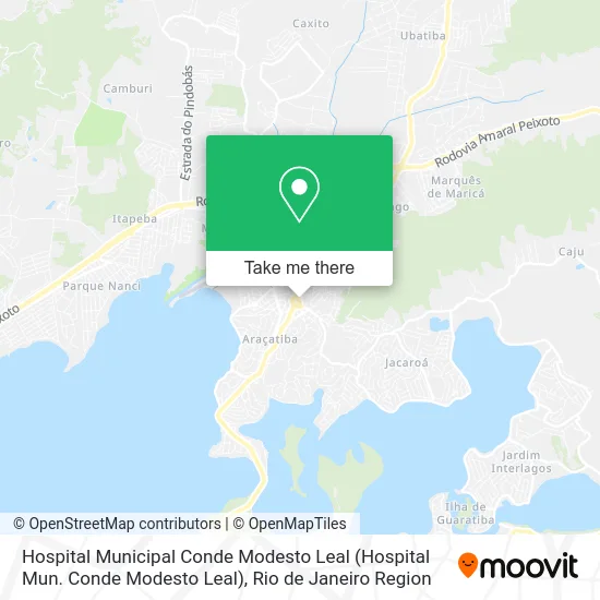 Hospital Municipal Conde Modesto Leal map