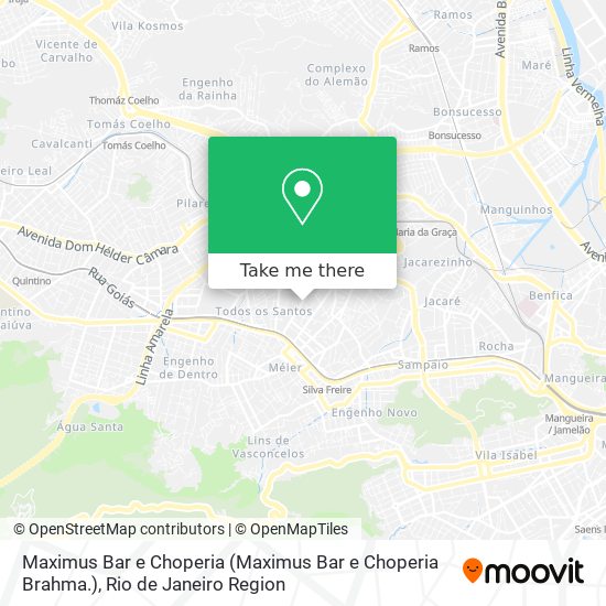 Maximus Bar e Choperia map