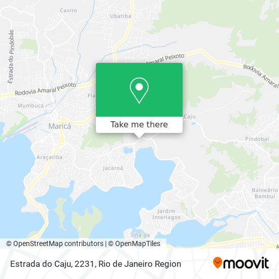 Estrada do Caju, 2231 map