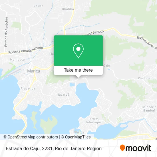 Estrada do Caju, 2231 map