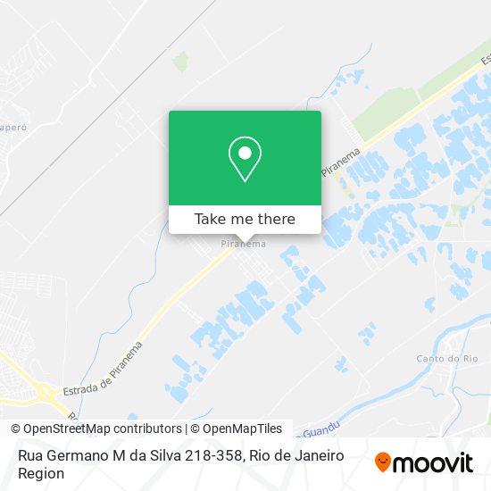 Rua Germano M da Silva 218-358 map