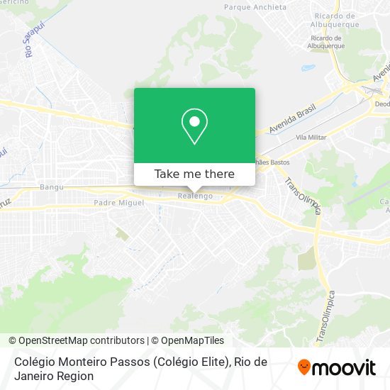 Mapa Colégio Monteiro Passos (Colégio Elite)