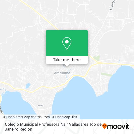 Mapa Colégio Municipal Professora Nair Valladares