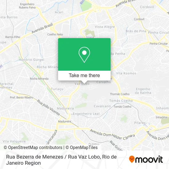 Rua Bezerra de Menezes / Rua Vaz Lobo map